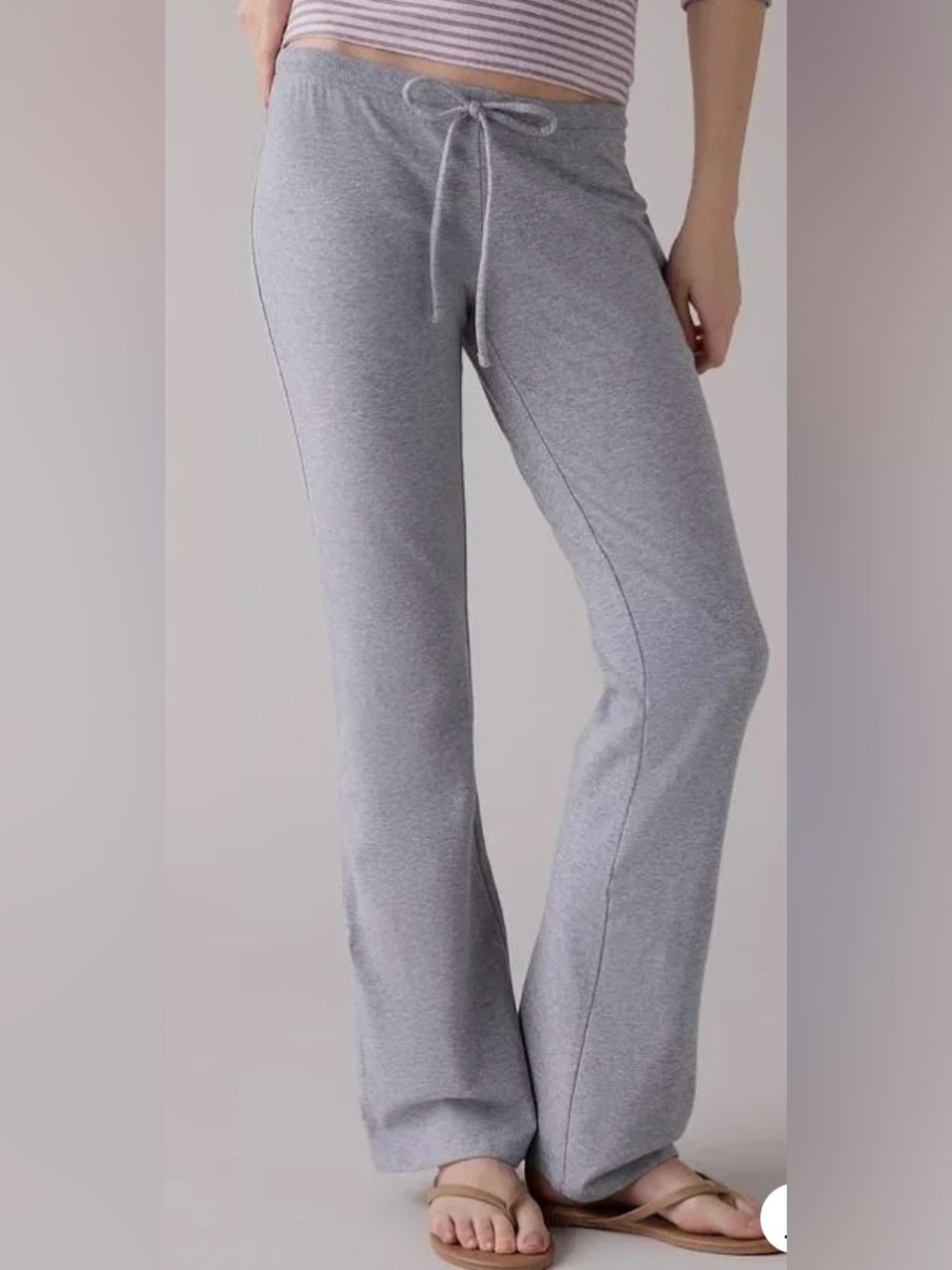 NWT UO Out From Under Bec Low-Rise Slim Flare Pants 106553688 Grey size Medium